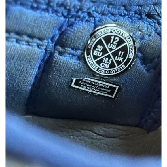 Keen Newport H2 Little Kids Sport Water Hiking Sandals SZ 12 Blue Gray - Picture 8 of 9